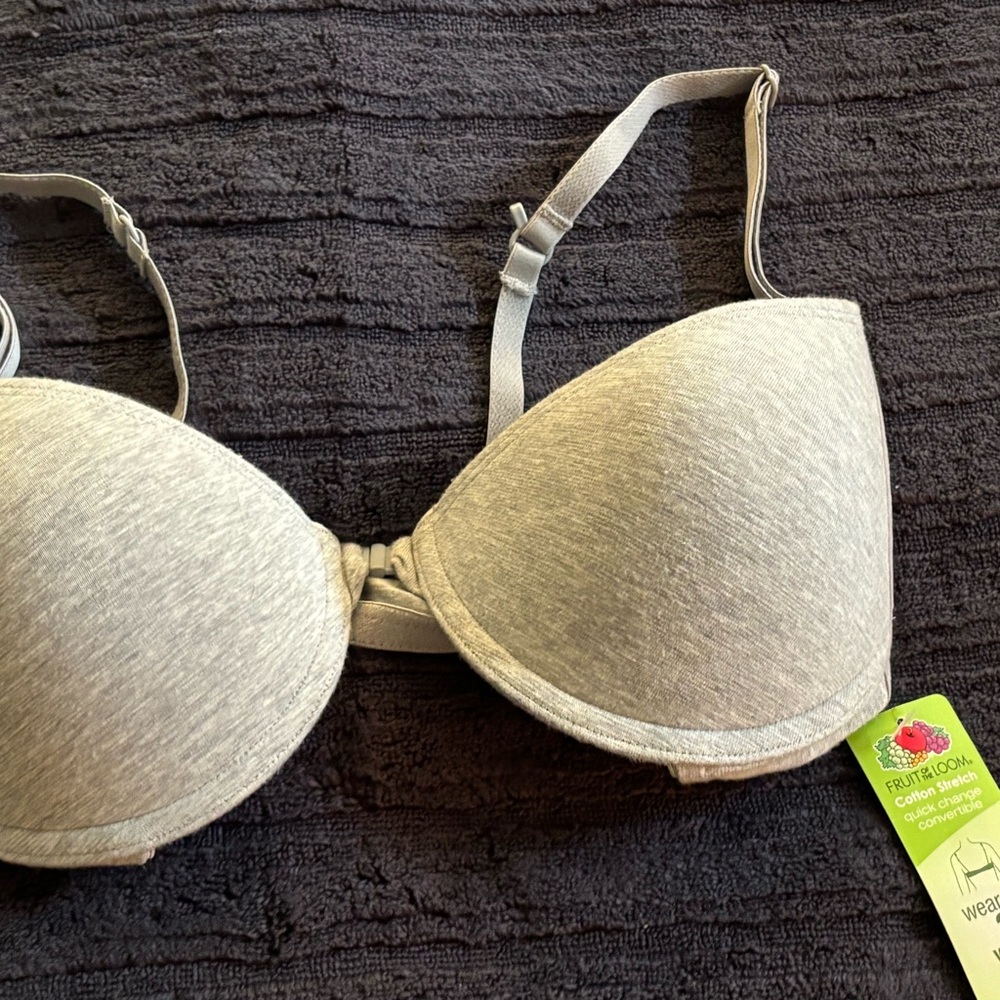 Fruit of the Loom Women's Heather Gray Bra